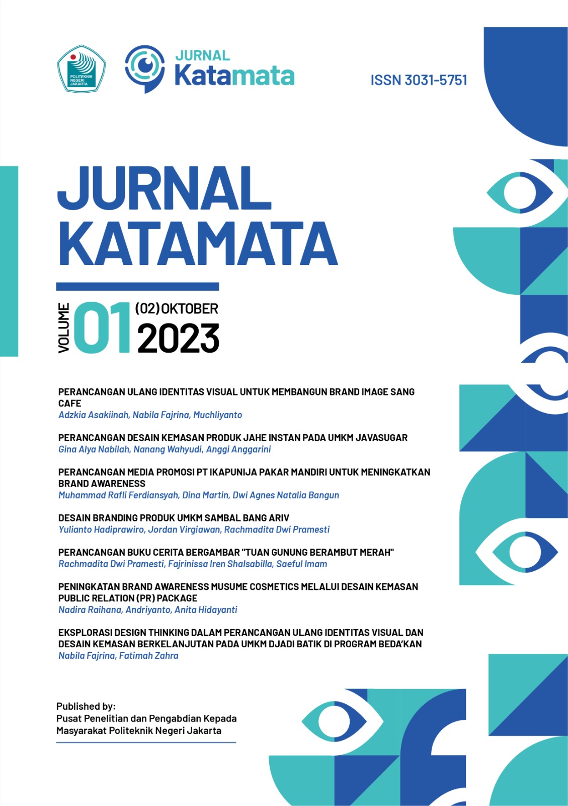 					View Vol. 1 No. 2 (2023): Jurnal Katamata
				
